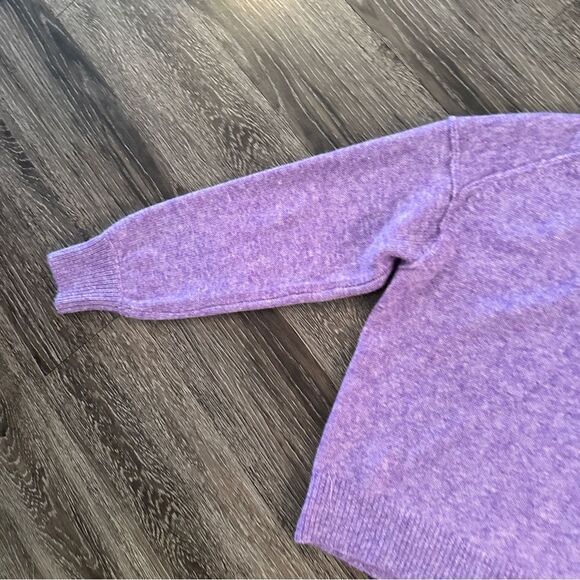 J. Crew Purple Crewneck Pullover Sweater - Picture 2 of 8